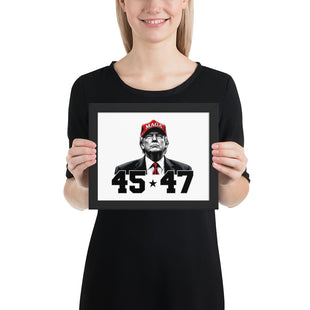 President 45-47 Framed Wall Print